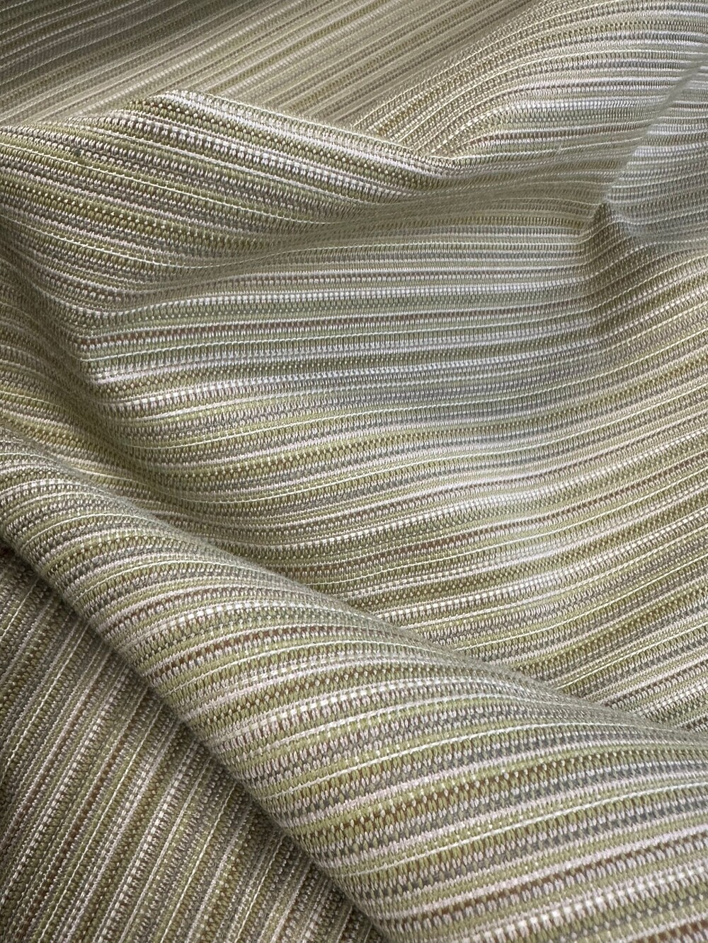Upholstery Drapery Striped Design Polyester Fabric 55" W